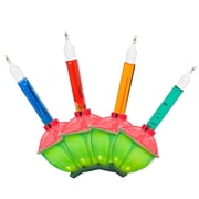 Brite Star 7 Count Bubble Lights, Red/Green Base, Multi