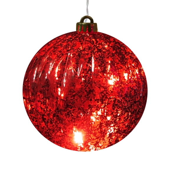Brite Star 8 Function Lighted LED Red Sphere, Red