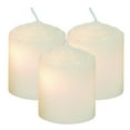 thumbnail image 1 of Brite Star Pack of 3 Winter White Unscented Christmas Votive Candles 2", 1 of 1