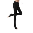 thumbnail image 1 of BriteLeafs Opaque Compression Stockings Pantyhose Therapeutic Firm Support 20-30 mmHg, Open Toe - XX-Large, Black, 1 of 2