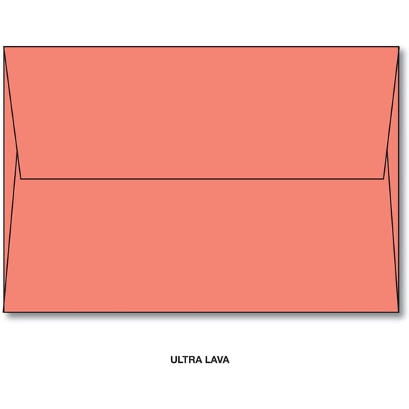 Britehue - A7 Envelopes - Ultra Lava - 50 Per Pack