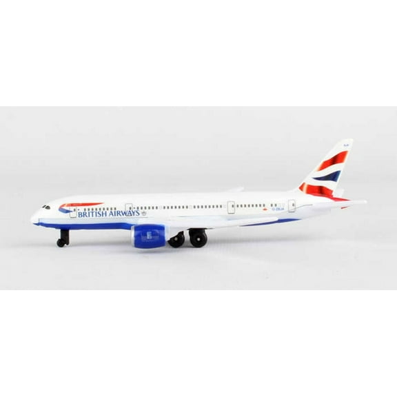 British Airways 787 Single Plane, White - Daron RT6005 - Diecast Model Airplane Replica