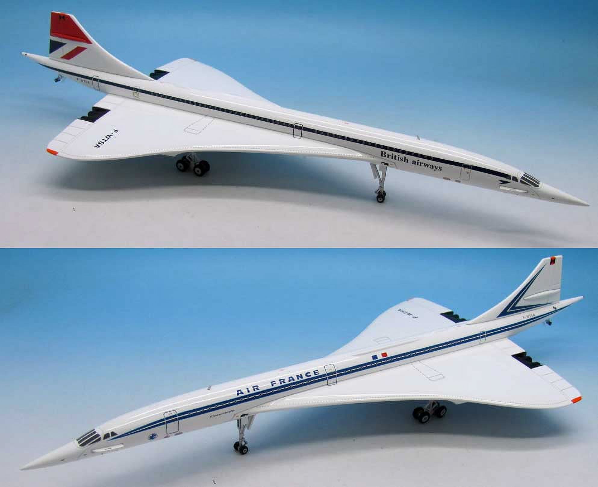 British Airways / Air France Concorde F-WTSA (1:200) - Walmart.com
