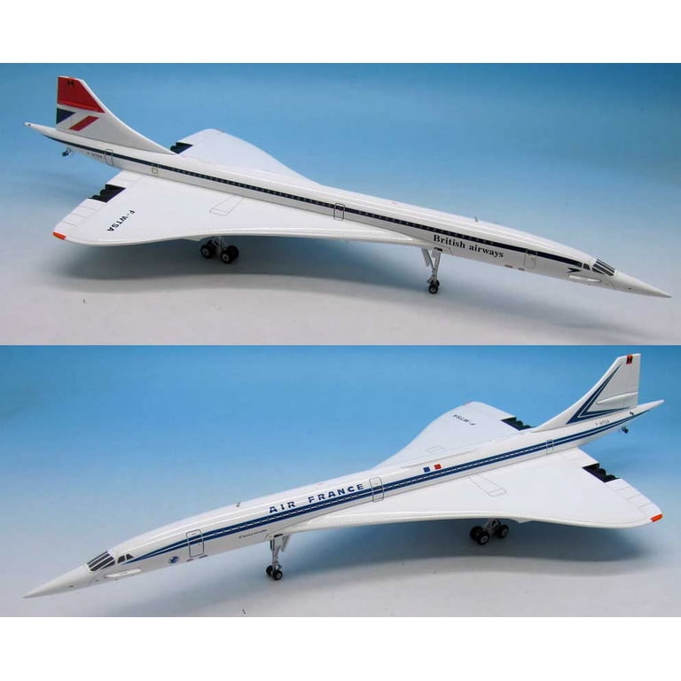 British Airways / Air France Concorde F-WTSA (1:200) - Walmart.com