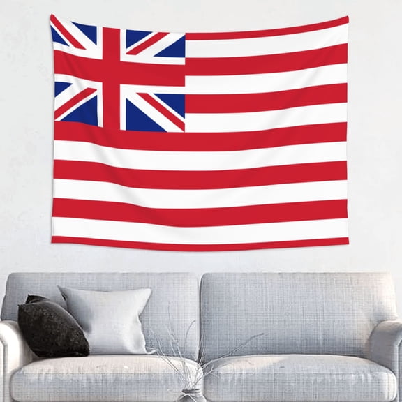British America Flag Tapestry For Bedroom Aesthetic Tapestries Wall Hanging (29" X 37")