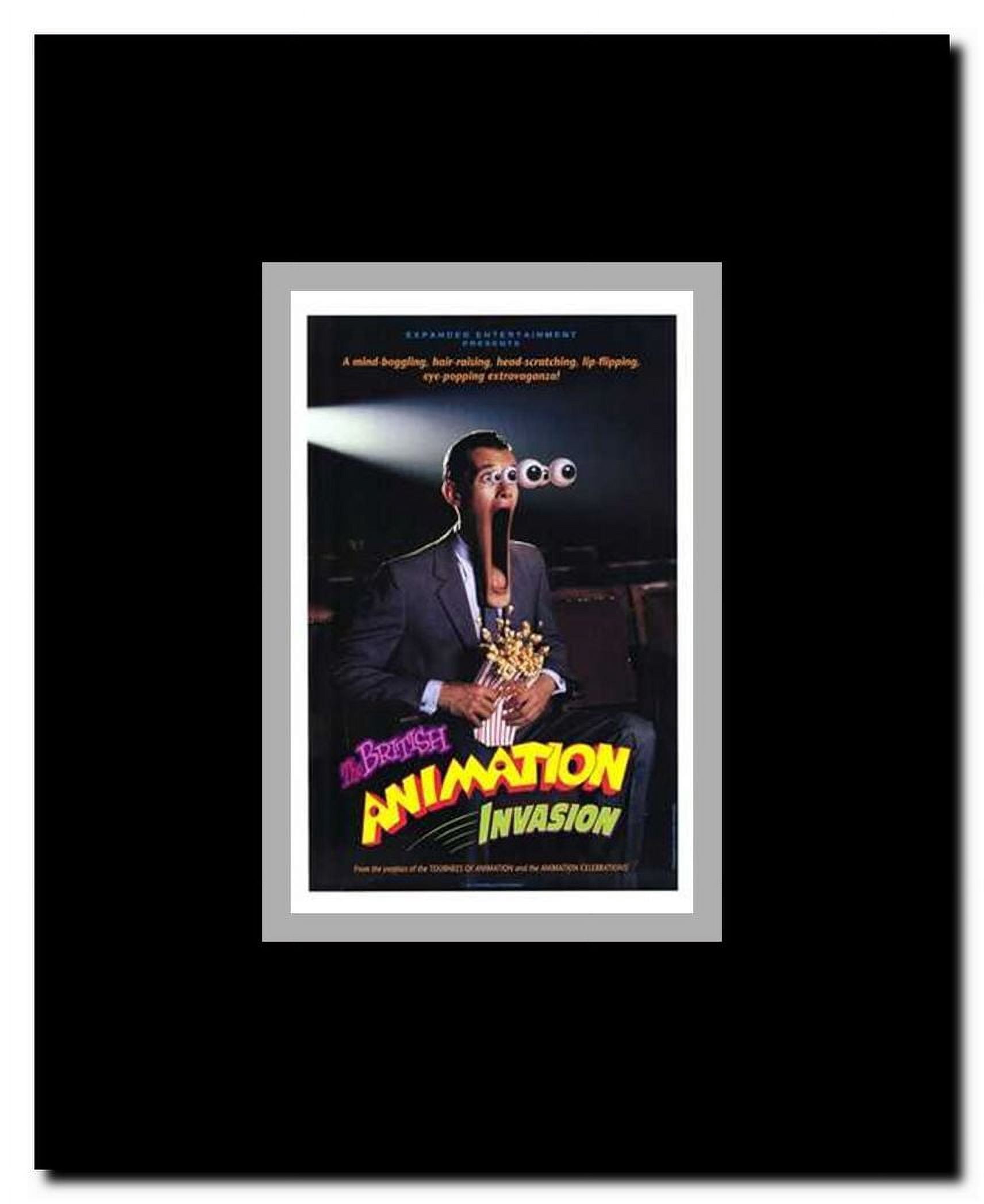 British Animation Invasion Framed Movie Poster