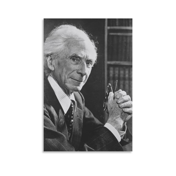 British Anti–World War I Activists Bertrand Russell Celebs Poster Print Photo Art Painting Canvas Poster Home Decorative Bedroom Modern Decor Posters Gifts 12x18inch(30x45cm)