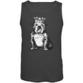 thumbnail image 1 of British Bulldog Crown Mens Tank Top Charcoal SM, 1 of 1