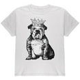 thumbnail image 1 of British Bulldog Crown Youth T Shirt White YSM, 1 of 1