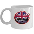 thumbnail image 1 of British Cambridge 11 oz Coffee Mug - UK Themed White Ceramic Gift, 1 of 4