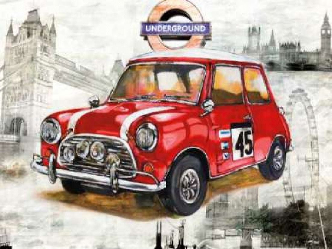 British Car Canvas Art - Bresso Sola (18 x 24)