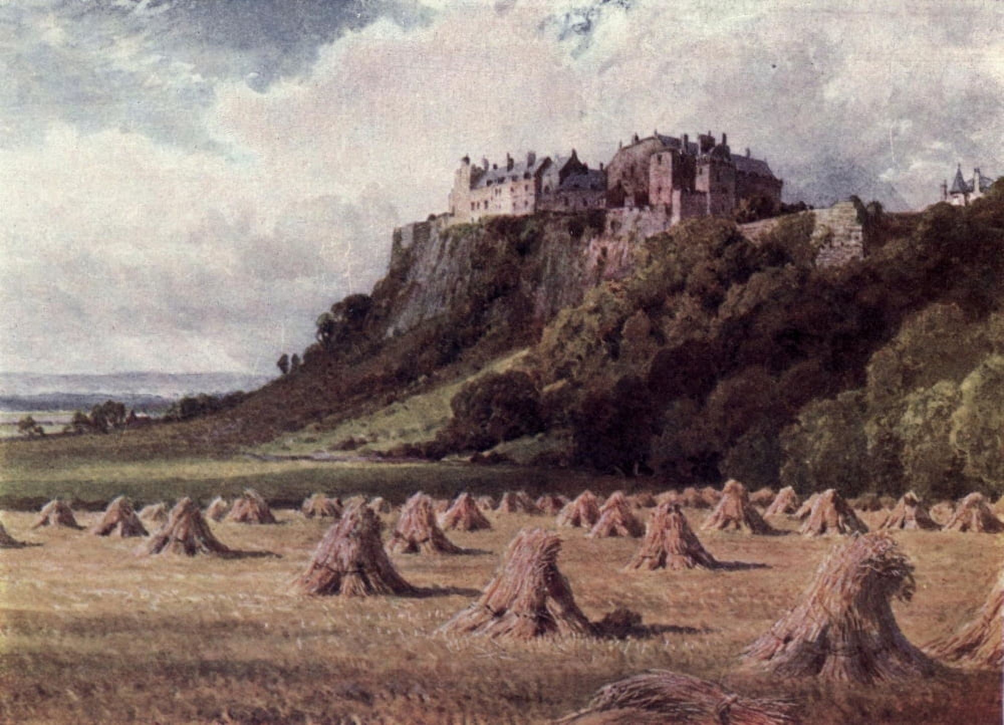 British Castles 1911 Stirling Castle Canvas Art - Unknown (18 x 24)