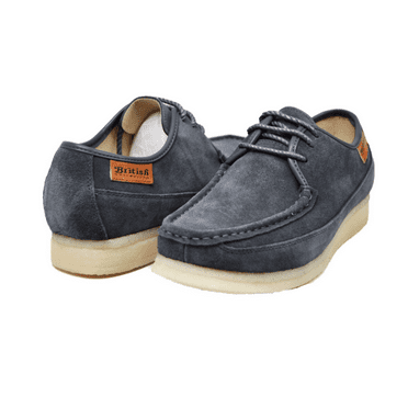 British Collection Crown Plus Men Suede Lace Up Shoes
