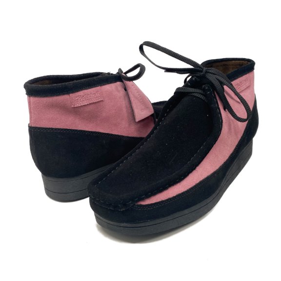 British Collection New Castle Men Leather and Suede Lace Up Boots