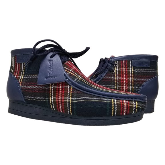 British Collection New Castle Print Three Quarter Mens Casual Shoe Lace Up Boots