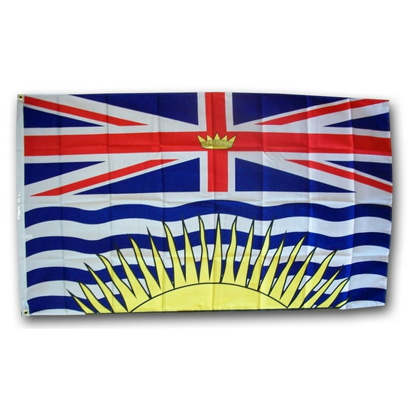British Columbia - 3'X5' Polyester Flag