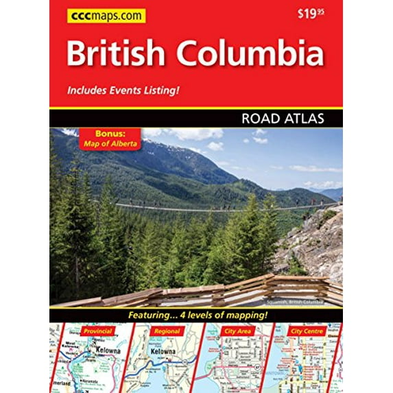 Pre-Owned British Columbia Road Atlas Paperback