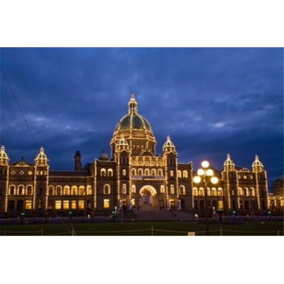 British Columbia Victoria Parliament Building Poster Print by Stuart Westmorland - 26 x 18 in.