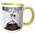 thumbnail image 1 of 3drose, British Columbia, Whistler, Dog Sled Adventure-cn02 Tdr0076 - Trish Drury, 11oz Two-tone Yellow Mug, 1 of 6