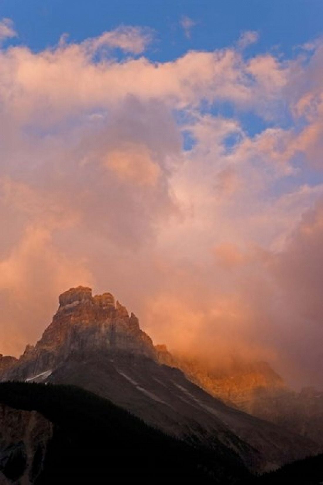 British Columbia Yoho NP Cathedral Mountain Canvas Art - Jaynes Gallery DanitaDelimont (17 x 26)
