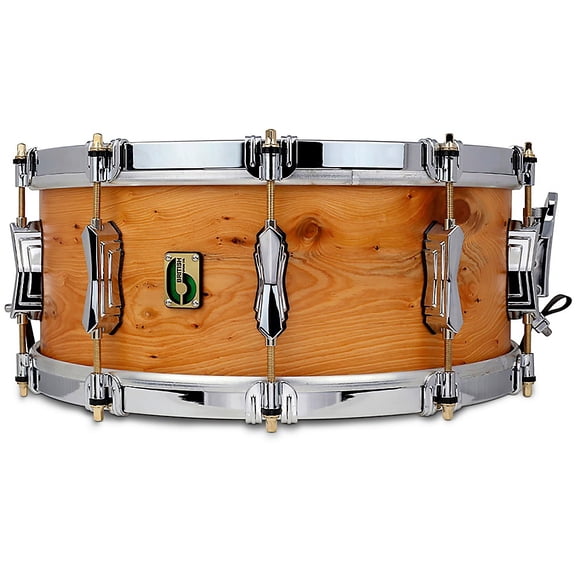British Drum Co The Archer 146 Snare Drum - Yew Wood