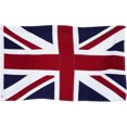 thumbnail image 1 of British Flag 3x5 Feet, Cotton and U.K. London Flags Heavy Duty for Iutdoor, Vivid Color Fade-resistant,Sewing Edge Stripes with 2 Brass Grommets 4 Stitching Rows Heavy Duty Flags, 1 of 6