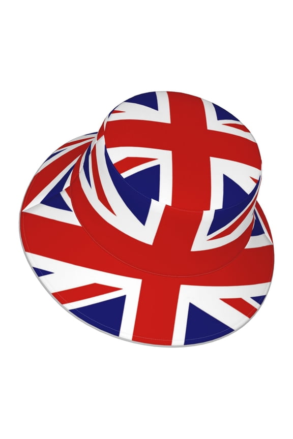 British Flag Britain English England Bucket Hat With Reflective Stripe For Men Women Reversible Outdoor Travel Hiking Beach Caps