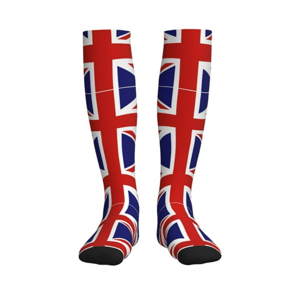 British Flag Britain English England Compression Socks for Women Men Circulation Graduated Supports Socks for Running Athletic Sports