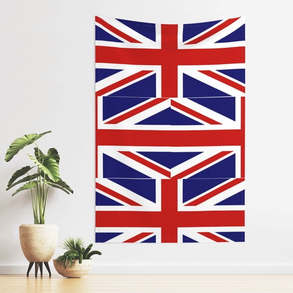 British Flag Britain English Englandtapestry For Bedroom Aesthetic Tapestry Wall Hanging Backdrop Room Decor (40'' X 60'')