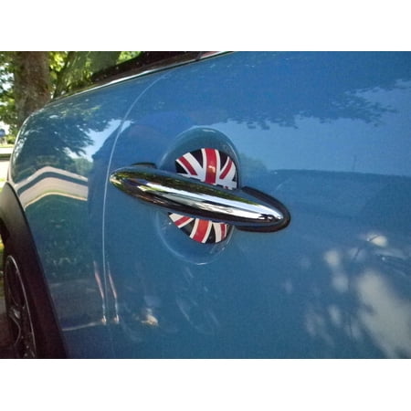 British Flag Car Auto Door Handle Paint Scratch Guard Auto Accessory 2 pk