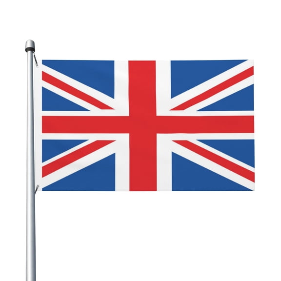 British Flag Flag Flag 3x5ft Double-Sided Printing Indoor/Outdoor Decorative Banner National Flag