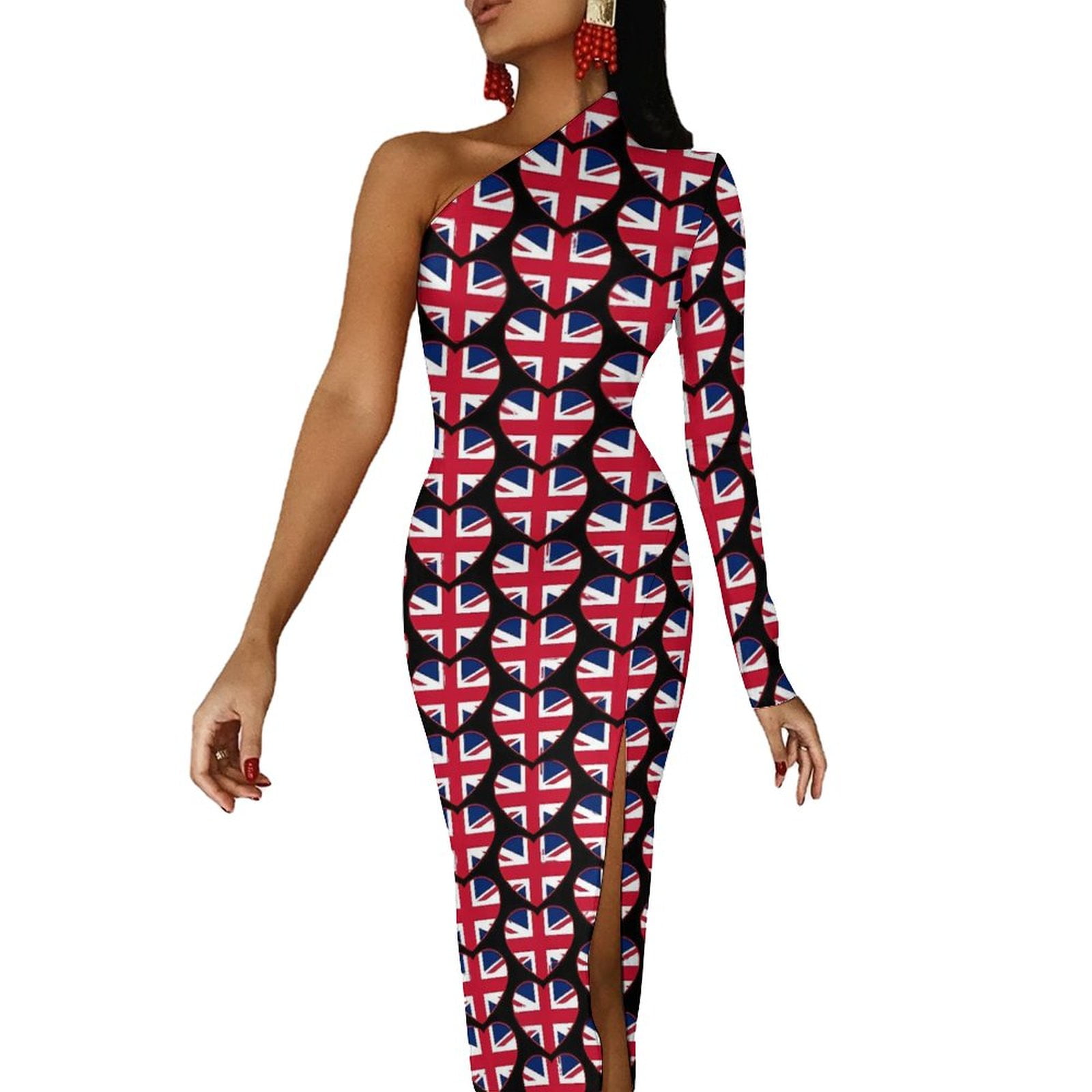 british flag bodycon dress VENUS Ruched Mesh Bodycon Dress | Cloud Dancer