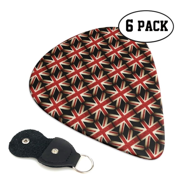 British Flag Pattern Guitar Picks for Guitar Bass Music Instruments Women Men Guitar Picks