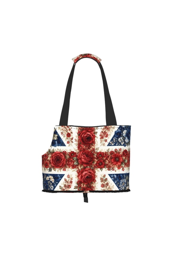 British Flag Pet Tote Bag Lightweight Shoulder Bag for Shopping and Travel