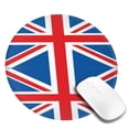 thumbnail image 1 of British Flag Round MousePad Washable Non-Slip Rubber Base Small Mouse Mat, 7.9×7.9 inches, 1 of 6