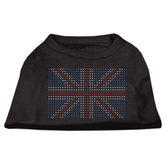 Pet Dog Cat Shirt Rhinestone, "British Flag"