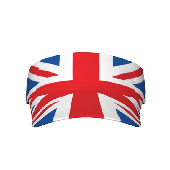 British Flag Sport Visor Hats Sun Protection Outdoor Activity For Women Men