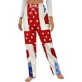 thumbnail image 1 of British Flag With Patterned Quilt Design Winter Female Pants Flannel High Waist Women Pants Lady Warm Straight Leg Plush Trousers, 1 of 7