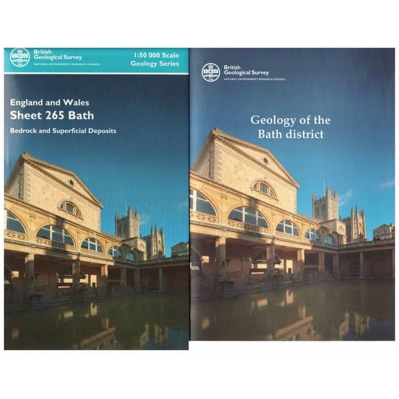 British Geological Survey Geology of the Bath District. Booklet and map pack (Paperback)