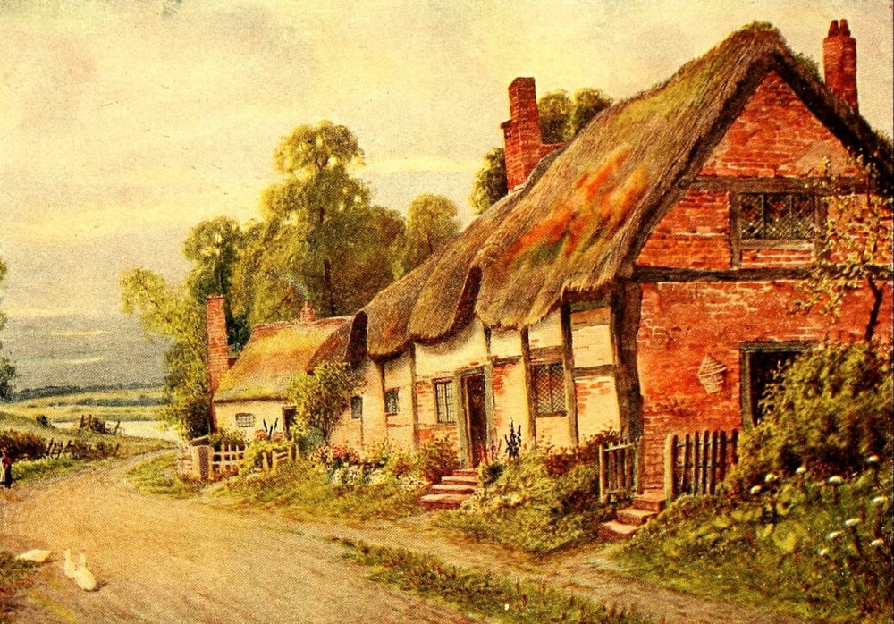 British Highways & Byways 1908 In Gloucestershire Canvas Art - Alfred Waters (24 x 36)