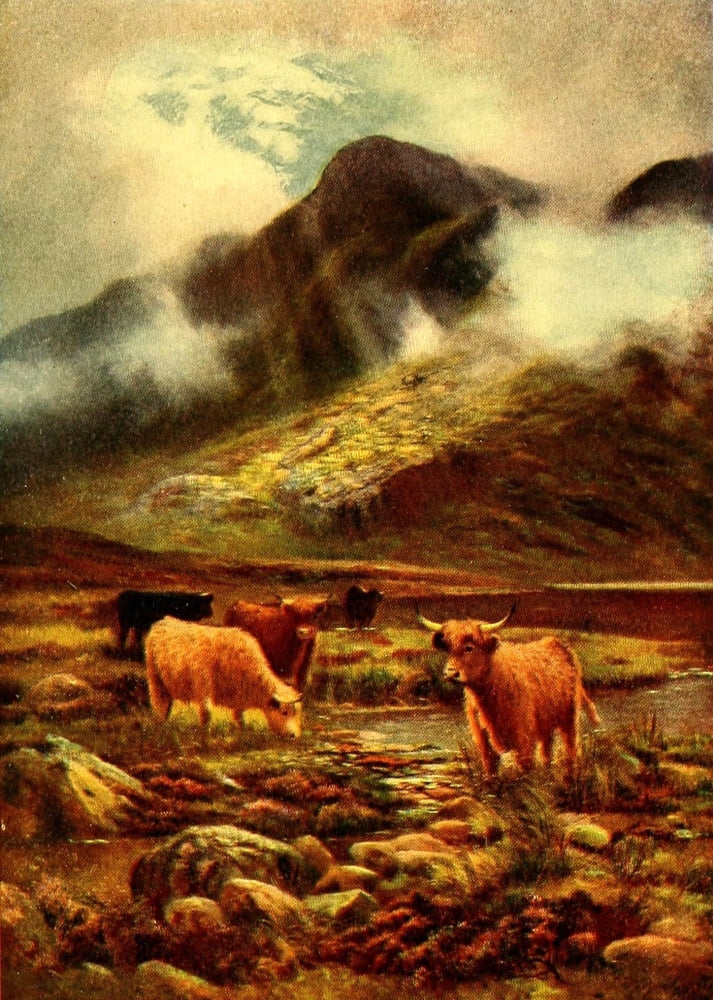 British Highways & Byways from Motor-car 1908 Scottish Highlands Canvas Art - Daniel Sherrin (18 x 24)