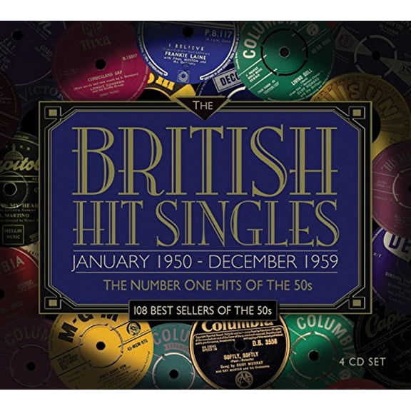 British Hit Singles: January 1950 - December 1959 - The Number One Hits o Various Artists (CD)