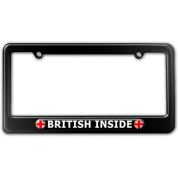 British Inside - UK Country License Plate Frame