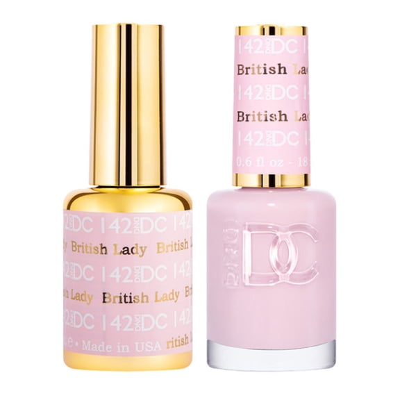 British Lady #142 & Matching Polish Set - DND Gel & Lacquer