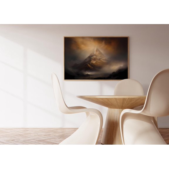 British Landscape Inspired Wall Art Decor Unframed Paper Print