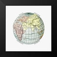 thumbnail image 1 of British Library 15x15 Black Modern Framed Museum Art Print Titled - World atlas from The Practical Teaching of Geography 1878, 1 of 4