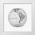 thumbnail image 1 of British Library 26x26 White Modern Wood Framed Museum Art Print Titled - World atlas from The Practical Teaching of Geography 1878, 1 of 4