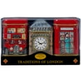 British London Sights Tea YPF5 Tins with Fine English Breakfast Tea