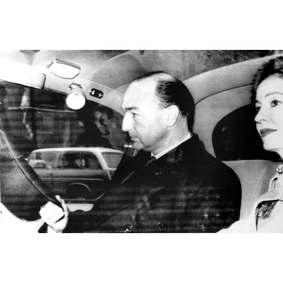 British Minister Of War John Profumo And Wife Valerie Hobson Arrive At Parliament Where Profumo Would Make A Personal Statement Before The House Of Commons That There Had Been 'No Impropriety" Between