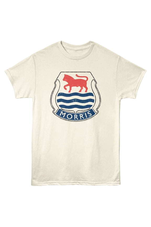 Morris Motors Vintage Logo Men's T Shirt (Ivory, AdultXL)